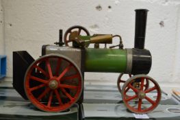 A Mamod steam traction engine with original box.