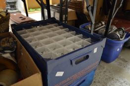 Quantity of champagne glasses.