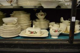 Quantity of Wedgwood Moss Rose china.