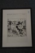 Tim Marwood, original artwork for Thomas the Tank Engine, framed and glazed.