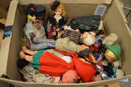 A collection of tourist dolls.