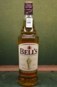 Bells scotch whisky, one bottle.