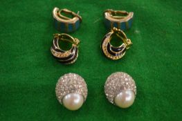 Decorative ear clips.