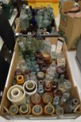 A good collection of old bottles, jars etc.