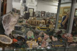 A good collection of minerals, specimen stones, crystals etc.