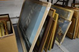 Various paintings and prints.