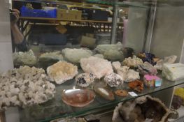 A good collection of minerals, specimen stones, crystals etc.