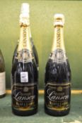 Lanson black label champagne, two bottles, together with a magnum of sparkling wine and another