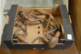 A collection of carpenters braces.