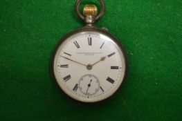 A Gentleman's silver pocket watch.