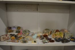 A good collection of minerals, specimen stones, crystals etc.