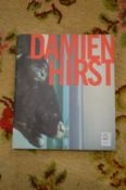 Damien Hirst, book, bears signature.