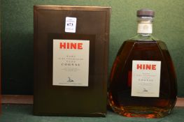 Hine VSOP cognac, 1 litre, boxed.