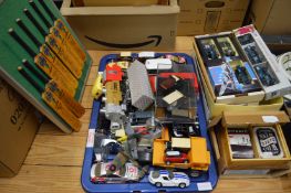 Various model cars and other collectables.