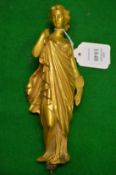 An ormolu figural mount.