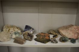 A good collection of minerals, specimen stones, crystals etc.
