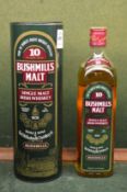 Bushmills malt whisky, boxed.