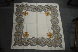 A designer silk scarf.