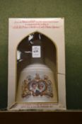 Bells whisky decanter commemorating Charles and Diana, boxed.