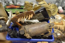 Miscellaneous collectables, metalware, wooden items etc.