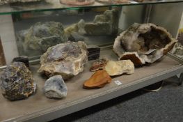A good collection of minerals, specimen stones, crystals etc.