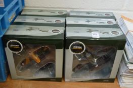Oxford Aviation six military planes, boxed, unopened.
