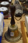 A hand bell.