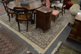 A good large cream ground Indian carpet with floral decoration 370cm x 275cm.