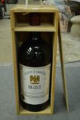 Baron D-Ardeuil 1995 five litre bottle with original wooden case.