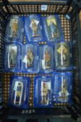 Del Prado, ten military figures in blister packs, unused.