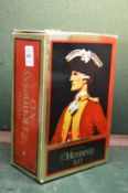 Hennessy XO cognac in original box with tissue wrapping, circa 1970's, 68cl, 40percent.