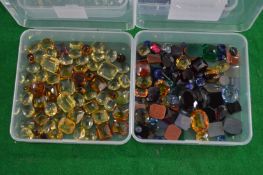 A collection of colourful stones.