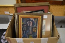 A collection of prints, engravings etc.