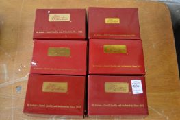 Britains Regiments, six boxed, as new.
