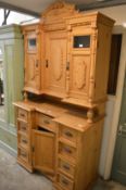 A Continental pine dresser.