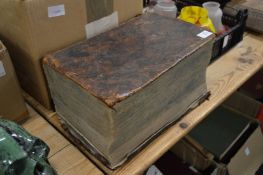 A large early book dated 1750.