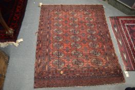 A small Bokhara rug 140cm x 110cm.