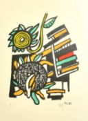 After Matisse and two after Leger, modern reproduction prints, 16.5