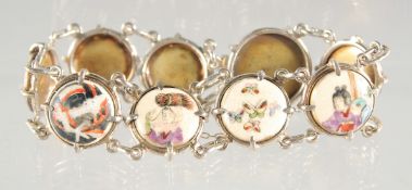 AN ENAMEL BRACELET