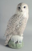 A LARGE COPENHAGEN PORCELAIN OWL No. 1829, 15.5ins high.