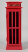 A REPLICA RED TELEPHONE BOX 20ins.