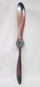 A LARGE WOODEN PROPELLER 6ft long.