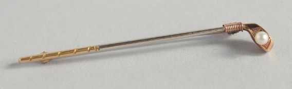 A GOOD GOLD GOLF TIE CLIP, Carrington’s & Co.