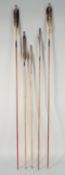 FIVE 19TH CENTURY TURKISH OTTOMAN ARROWS, (5).