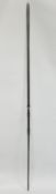 A LARGE 19TH CENTURY ASSEGAI SPEAR, 185cm long.