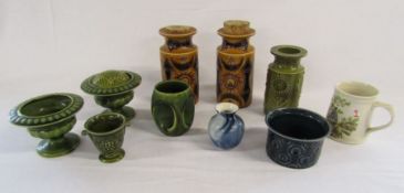 Mixed selection of ceramics to include Holkham and Port Meirion