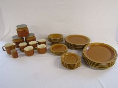 Hornsea Saffron part dinner service - signs of use