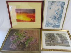 Selection of pictures & prints including 'Silent Valley' Laffanki 1995