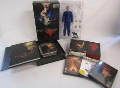 Collection of Hannibal items Threezerostore 1/6 scale doll, dvd trilogy etc
