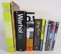 Collection of Andy Warhol Books and dvds